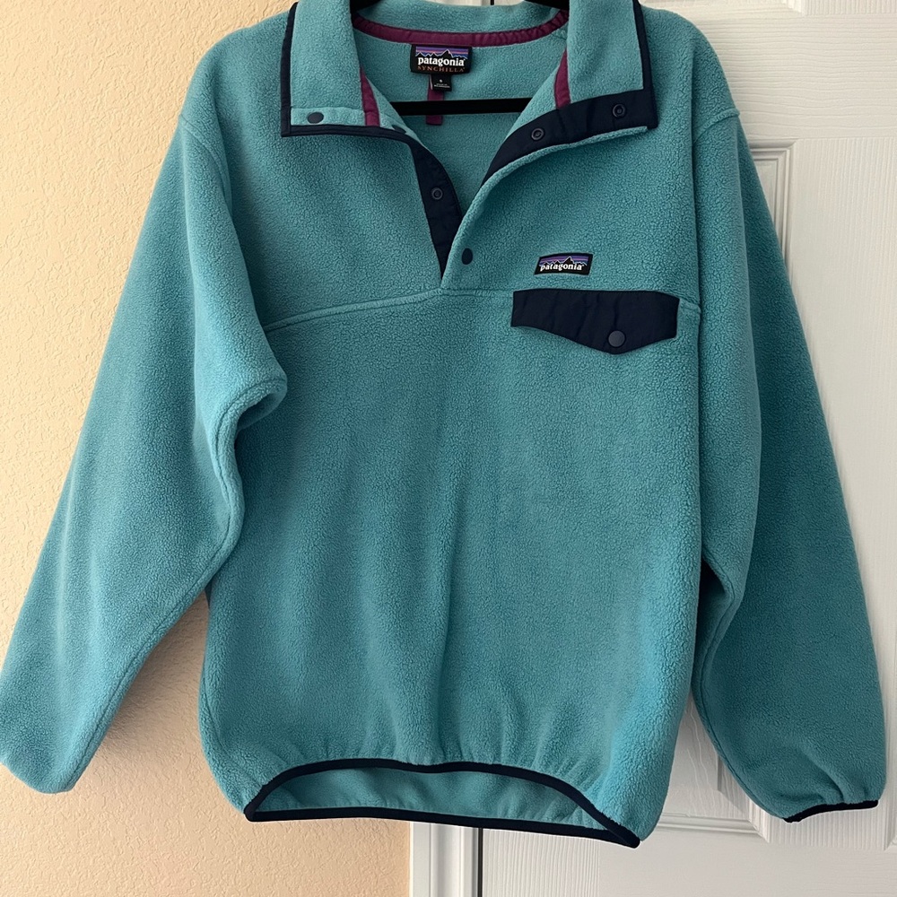 Patagonia Men's Green Synchilla Sweater